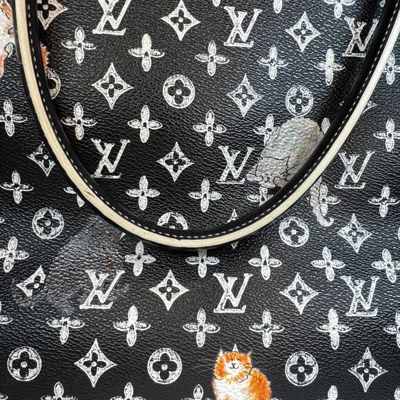 Louis Vuitton Catogram Steamer Bag Cabas XXL cat tote Grace Coddington Monogram - Picture 11 of 16